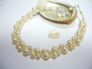 ハンドメイド パールアクセサリー（人工真珠）ブライダルジュエリーの販売